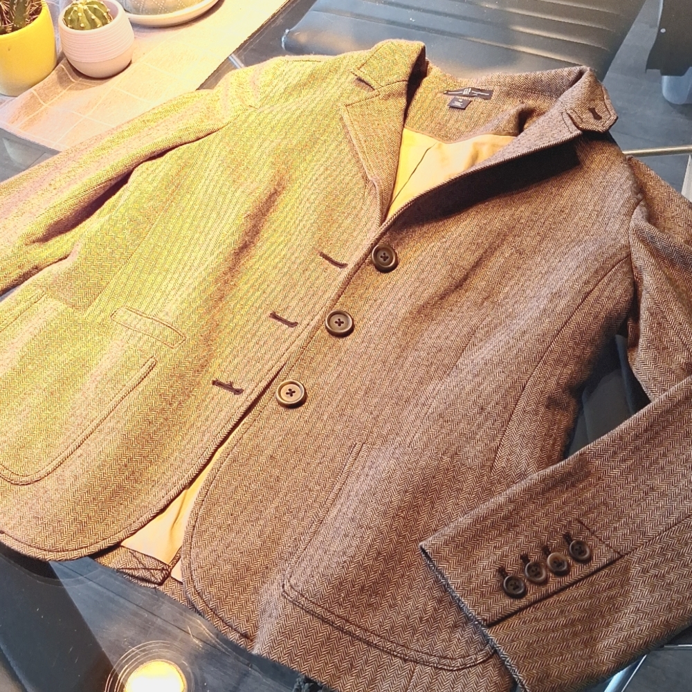 Tweed Brown old money style jacket
